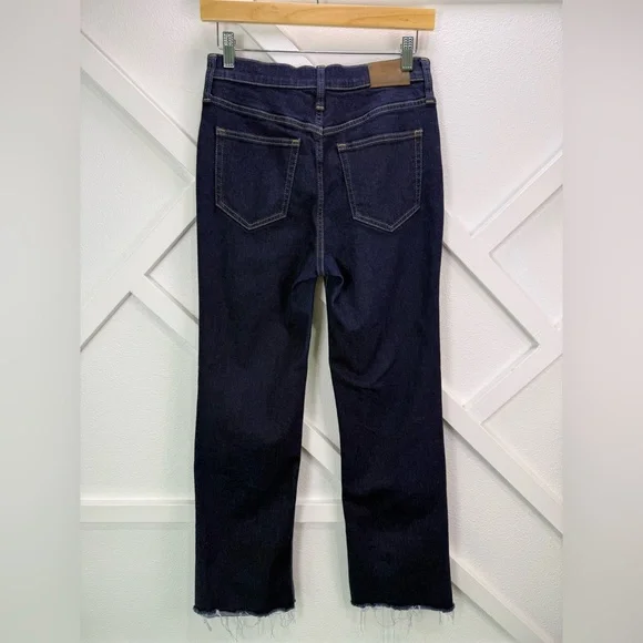 J. Crew Slim Demi Boot Jean In Dark Rinse Wash Size 26 - Picture 5 of 11